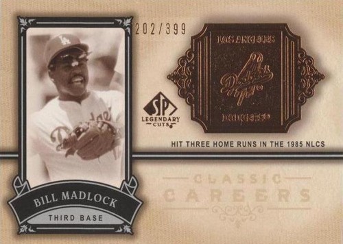 2005 SP Legendary Cuts - Bill Madlock #CC-BM