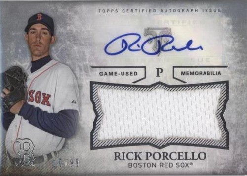 2015 Topps Triple Threads - Rick Porcello #UAJR-RP