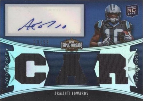 2010 Topps Triple Threads Armanti Edwards #133