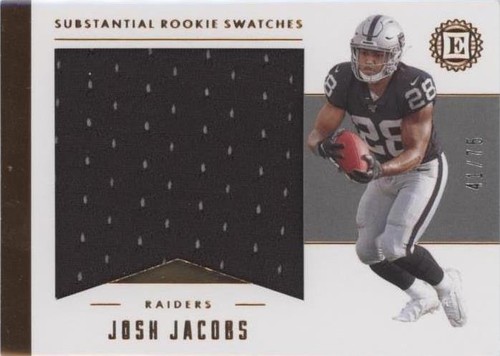 2019 Panini Encased Josh Jacobs #SRS24