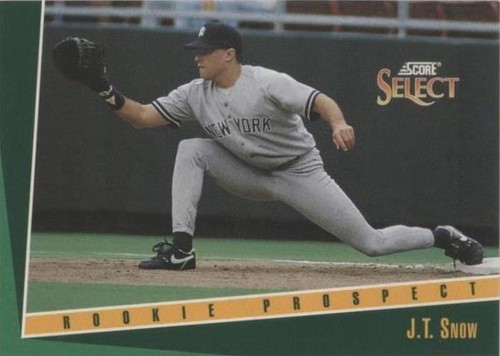 1993 Score Select - J.T. Snow #385