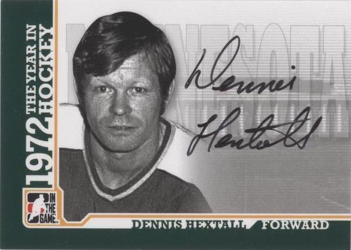 2009-10 In the Game 1972 The Year in Hockey - Dennis Hextall #A-DHE