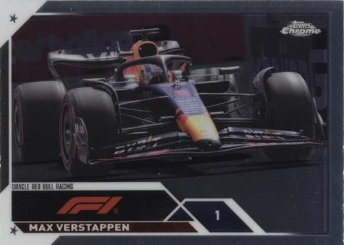 2023 Topps Chrome Formula 1 F1 Max Verstappen Oracle Red