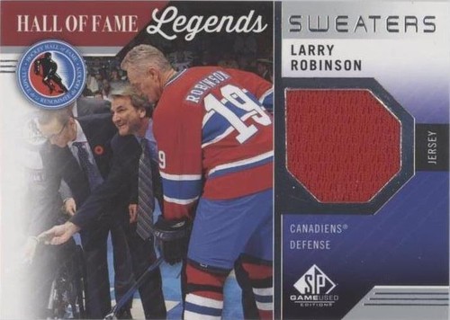 2021-22 Upper Deck SP Game Used - Larry Robinson #HOF-LA