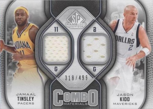 2009-10 SP Game Used - Jason Kidd/Jamaal Tinsley #CM-KT