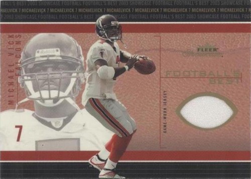 2003 Fleer Showcase Michael Vick #FB-MV