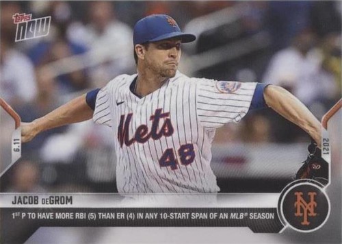 2021 Topps Now - Jacob deGrom #340