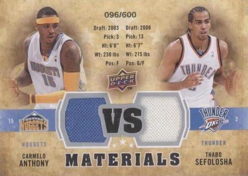 2009-10 Upper Deck - Carmelo Anthony/Thabo Sefolosha #VS-AS