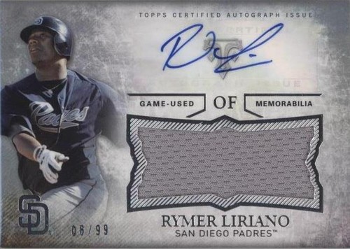 2015 Topps Triple Threads - Rymer Liriano #UAJR-RL