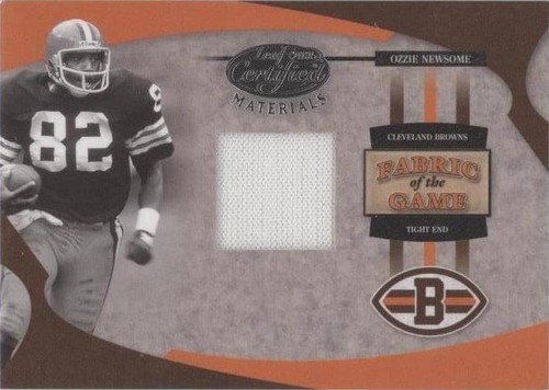 2005 Leaf Certified Materials Ozzie Newsome #FG-55