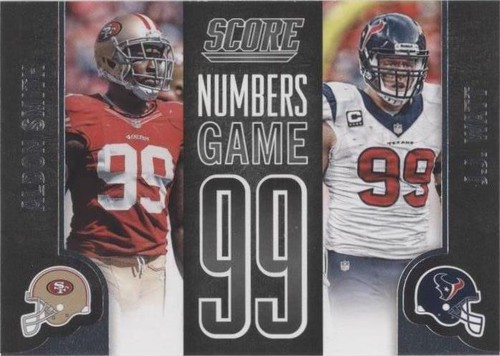 2014 Score Aldon Smith J.J. Watt #NG47