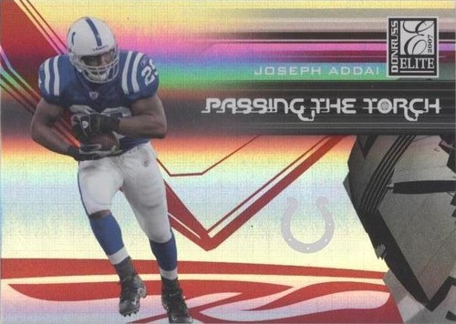 2007 Donruss Elite Joseph Addai #PT-16