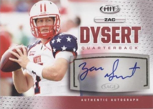 2013 SAGE Hit Zac Dysert #A146