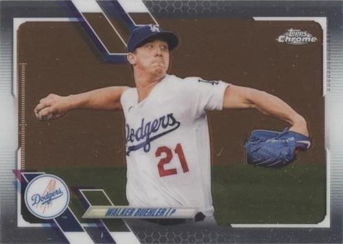 その他 WALKER BUEHLER 2021 TOPPS auto 2021 Topps Dynasty Walker Buehler Patch Auto Silver #/5