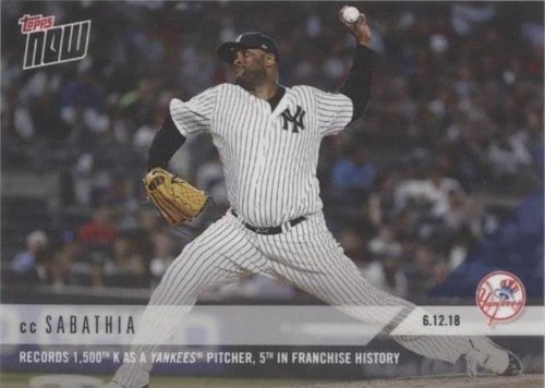 2018 Topps Now - C.C. Sabathia #313