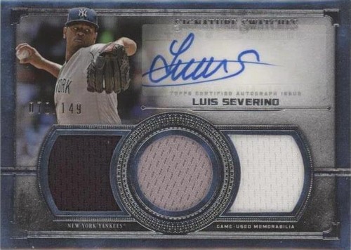 2019 Topps Museum Collection - Luis Severino #SSTA-LS