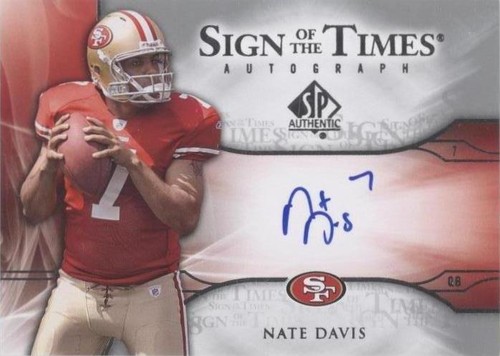 2009 SP Authentic Nate Davis #ST-ND
