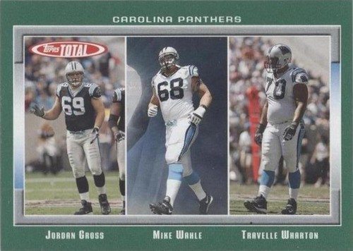 2006 Topps Total Jordan Gross Mike Wahle Travelle Wharton #205