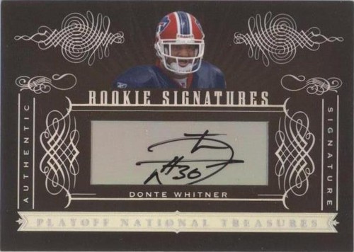 2006 Playoff National Treasures Donte Whitner #184