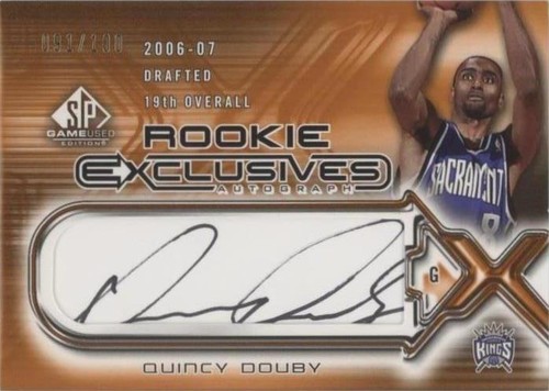 2006-07 SP Game Used Edition - Quincy Douby #RE-QD