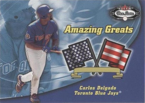 2002 Fleer Box Score - Carlos Delgado #16 AG
