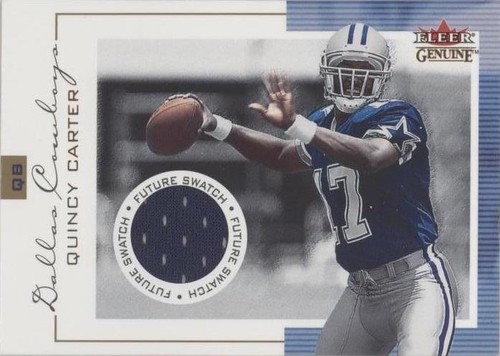 2001 Fleer Genuine Quincy Carter #145