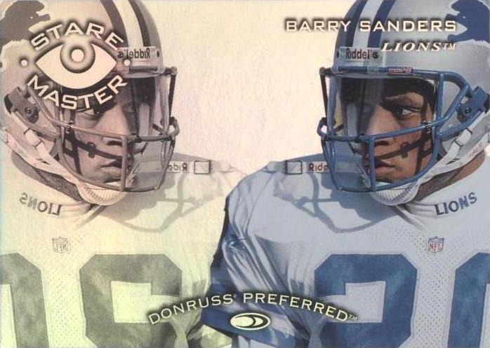 Donruss Preferred Barry Sanders #10 1997