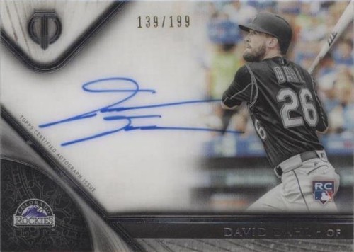 2017 Topps Tribute - David Dahl #TA-DD