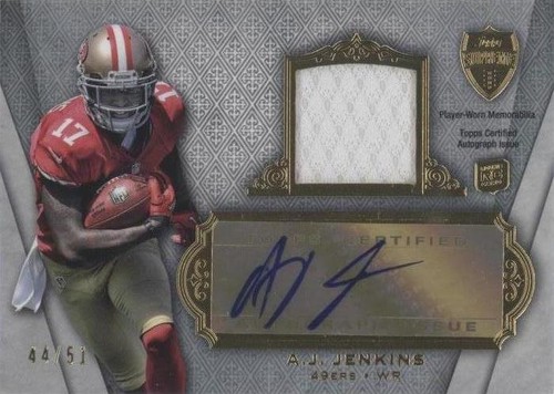 2012 Topps Supreme A.J. Jenkins #SAR-AJ