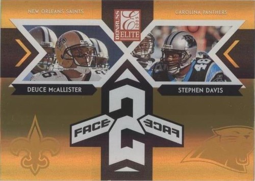 2005 Donruss Elite Deuce McAllister Stephen Davis #CB-8