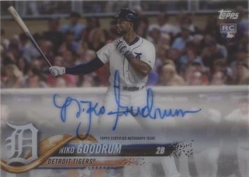 2018 Topps Clearly Authentic Autographs - Niko Goodrum #CAA-NG