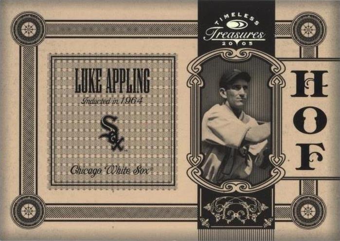 2005 Donruss Timeless Treasures - Luke Appling #HOF-47