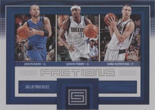 2017-18 Panini Status - Jason Terry/Dirk Nowitzki/Jason Kidd #22