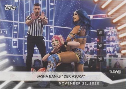 2021 Topps WWE Women's Division - Sasha Banks #98
