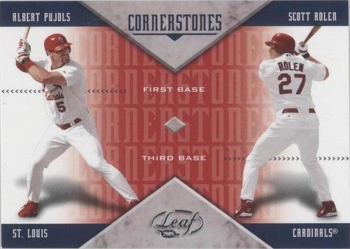 2005 Leaf - Albert Pujols Scott Rolen #CM 1