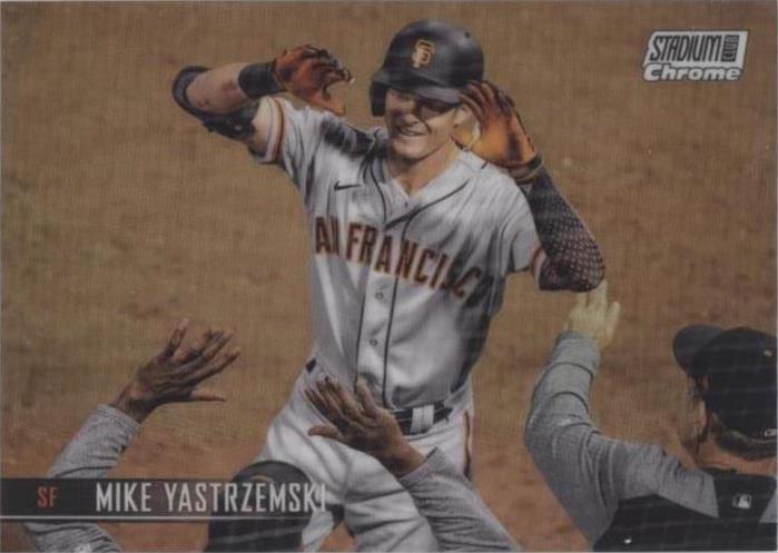 2021 Topps Stadium Club Chrome - Mike Yastrzemski #34
