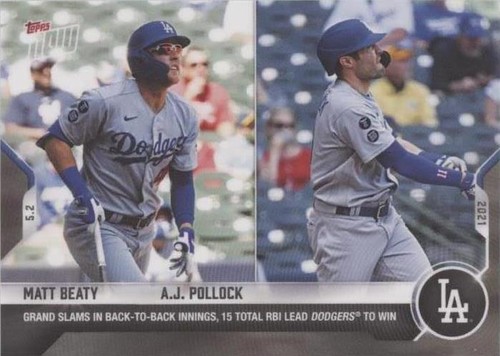 2021 Topps Now - A.J. Pollock Matt Beaty #163