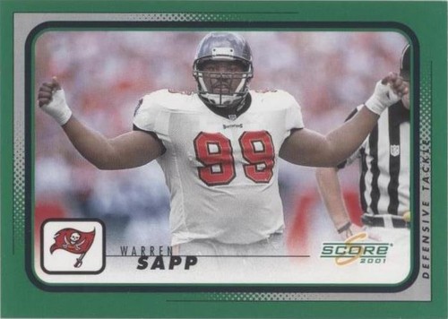 2001 Score Warren Sapp #200