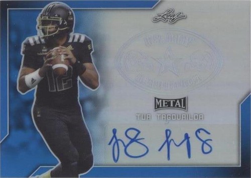 2017 Leaf Metal U.S. Army All-American Bowl Tua Tagovailoa #BA-TT1