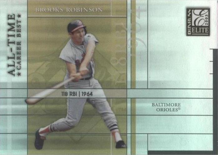 Donruss Elite 2003 - Brooks Robinson #AT-18