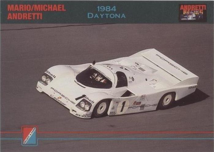 1992 Collect-A-Card Andretti Racing - Mario Andretti Michael Andretti #88