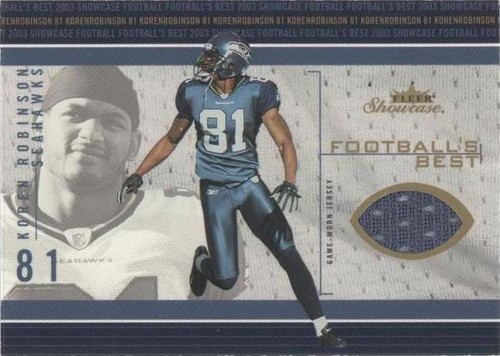 2003 Fleer Showcase Koren Robinson #FB-KR