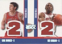 2005-06 Topps Luxury Box - Kirk Hinrich/Ben Gordon #TCR-HG