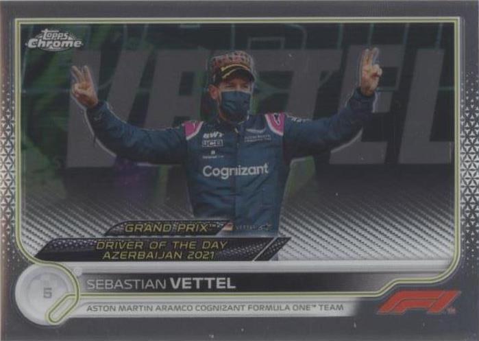 2022 Topps Chrome Formula 1 - Sebastian Vettel #178