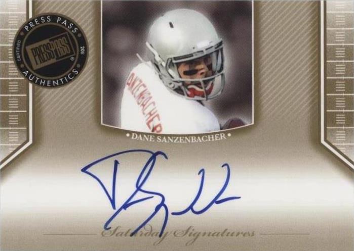 2011 Press Pass Legends Dane Sanzenbacher #SS-DS