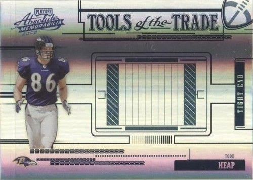 2005 Playoff Absolute Memorabilia Todd Heap #TT-92