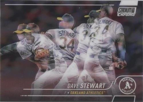 2022 Topps Stadium Club Chrome - Dave Stewart #206