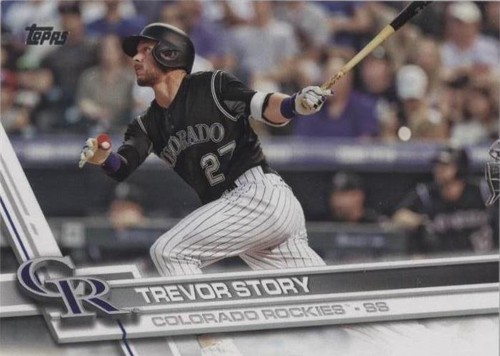 TREVOR STORY 2017 BOWMAN CHROME ASCENT AUTO /99 PSA 9 MINT