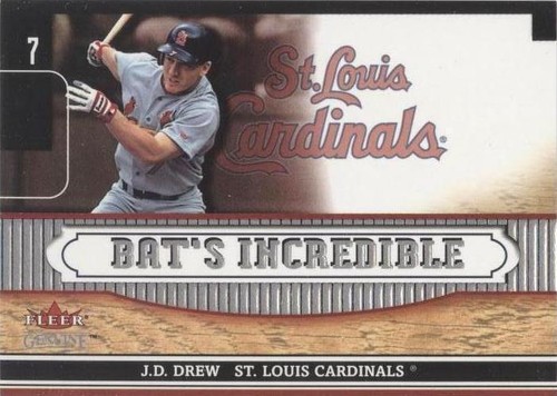 2002 Fleer Genuine - J.D. Drew #BI 22