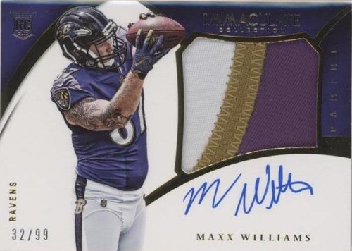 2015 Panini Immaculate Collection Maxx Williams #PPR-MW